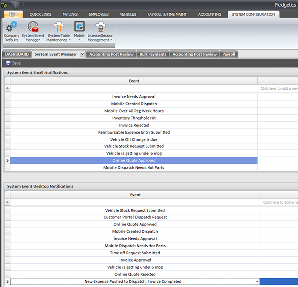 Fieldgetic Customer Portals